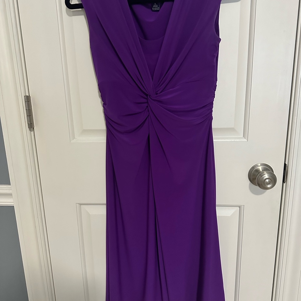 Purple chaps knee length dress,size small